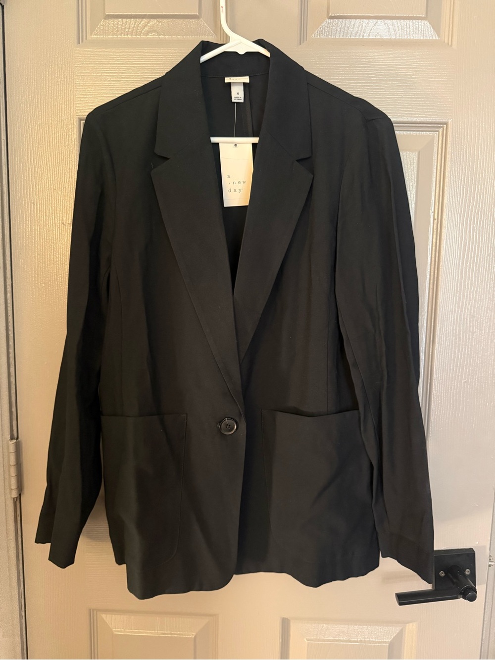a new day Black Single-Button Blazer